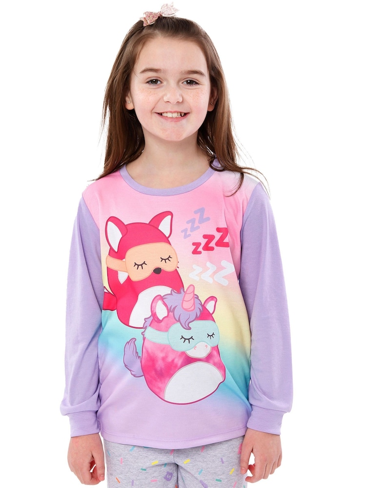 Character Purple Squishmallows Long Leg Pyjamas - Image 8 of 8