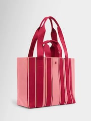 Sweaty Betty Pink Knitted Stripe Bag - Image 3 of 6