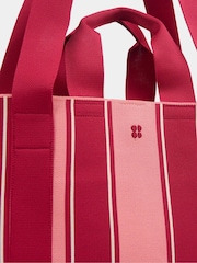 Sweaty Betty Pink Knitted Stripe Bag - Image 5 of 6