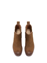 Clarks Walnut Leather Chamberly Top Boots - Image 6 of 7