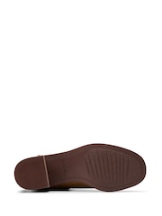 Clarks Walnut Leather Chamberly Top Boots - Image 7 of 7