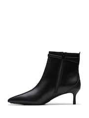 Clarks Black Leather Adela Up Boots - Image 2 of 7