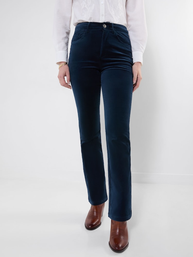 Zils - Joe Browns Luxurious Bootcut Moleskin Trousers - Attēls 1 no 5