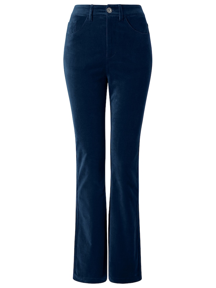 Zils - Joe Browns Luxurious Bootcut Moleskin Trousers - Attēls 5 no 5