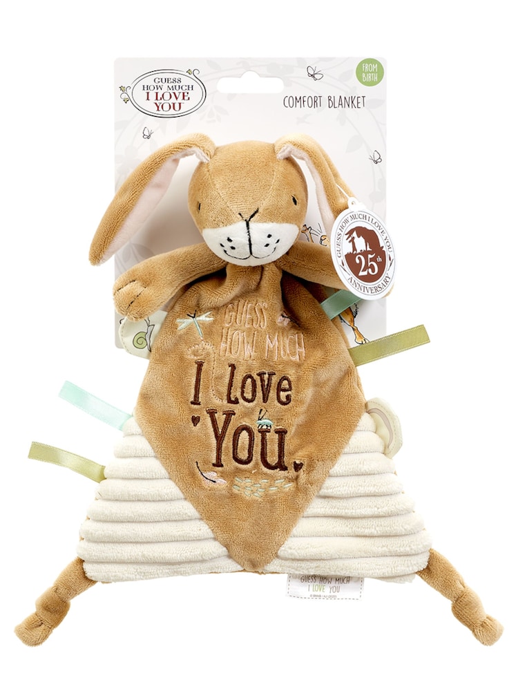Rainbow Designs Natural Guess How Much I Love You Rattle And Comfort Toy - Image 2 of 4