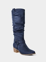 Joe Browns Blue Woodlands Way Knee High Boots - Image 2 of 8