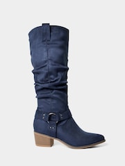 Joe Browns Blue Woodlands Way Knee High Boots - Image 3 of 8