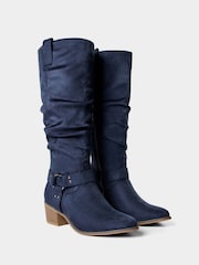 Joe Browns Blue Woodlands Way Knee High Boots - Image 4 of 8