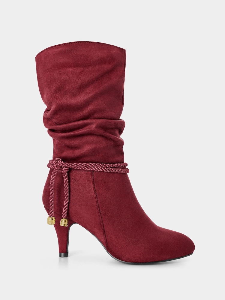 Joe Browns Red Looking Good Slouchy Boots - Image 1 of 6 Joe Browns Red Looking Good Slouchy Boots - Image 1 of 6