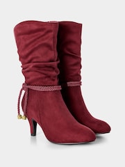 Joe Browns Red Looking Good Slouchy Boots - Image 4 of 6