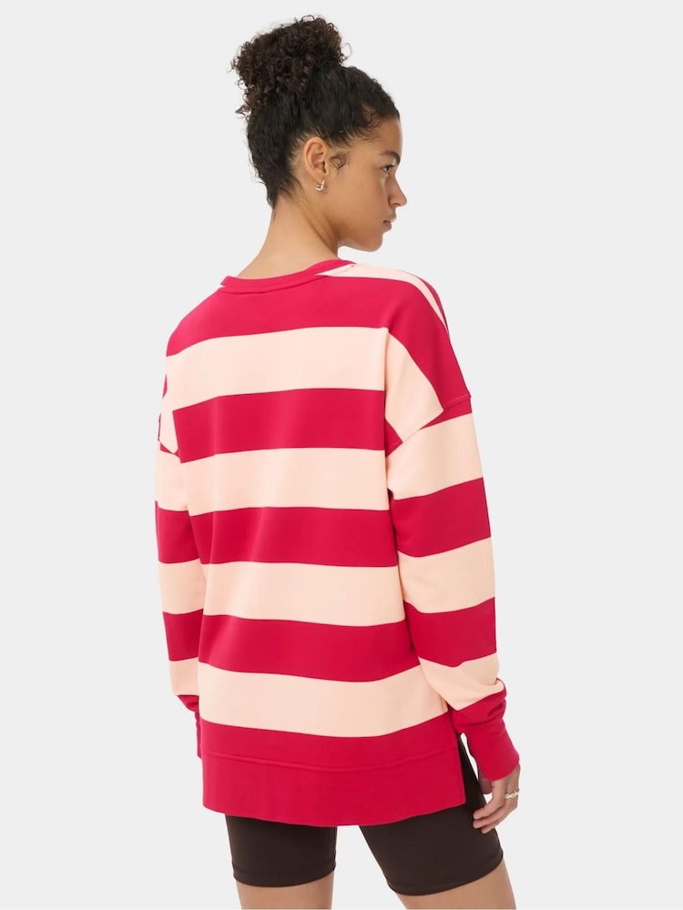 Sweaty Betty Pink After Class Longline Sweatshirt - Image 2 of 6 Sweaty Betty Pink After Class Longline Sweatshirt - Image 2 of 6
