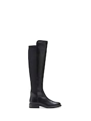 Clarks Black Leather Renewal Up Boots - Image 1 of 7