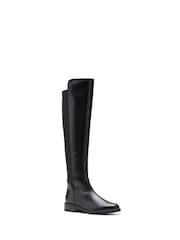Clarks Black Leather Renewal Up Boots - Image 2 of 7