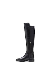 Clarks Black Leather Renewal Up Boots - Image 3 of 7