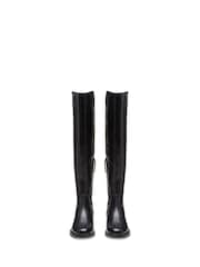 Clarks Black Leather Renewal Up Boots - Image 5 of 7