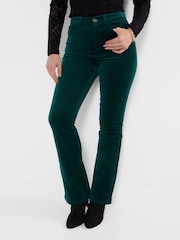 Zaļš - Joe Browns Luxurious Bootcut Moleskin Trousers - Attēls 1 no 5