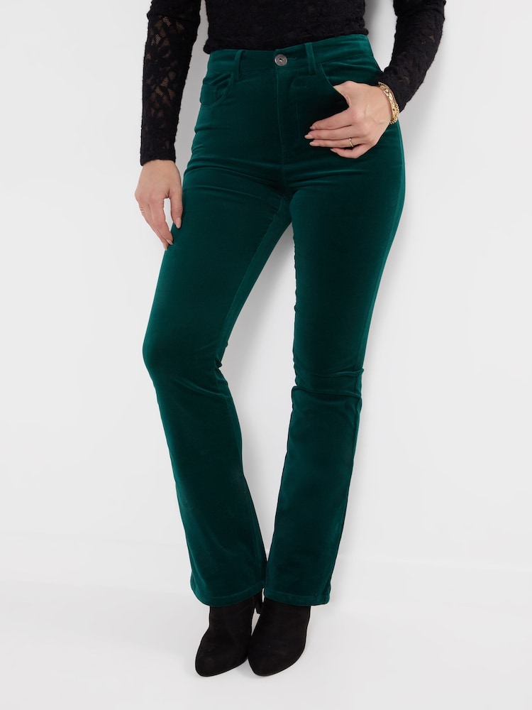 Zaļš - Joe Browns Luxurious Bootcut Moleskin Trousers - Attēls 1 no 5