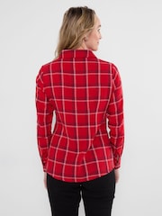 Joe Browns Red Vivienne Checked Shirt - Image 4 of 7