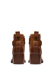 Clarks Brown Mid Lea Chamberly Trim Boots - Image 5 of 7