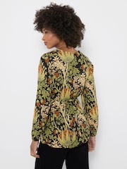 Joe Browns Imogen Printed V-Neck Button Through Blouse - 5суретінің 2 суреті