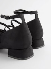 Black Forever Comfort® Block Heel Mary Jane Shoes - Image 3 of 6