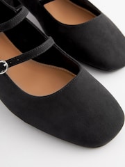 Black Forever Comfort® Block Heel Mary Jane Shoes - Image 5 of 6