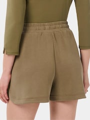 Sweaty Betty Brown Wash Cloud Weight High-Waisted Shorts - Image 3 of 6