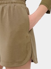 Sweaty Betty Brown Wash Cloud Weight High-Waisted Shorts - Image 5 of 6