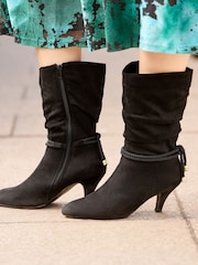 Joe Browns Black Looking Good Slouchy Boots - Image 2 of 8
