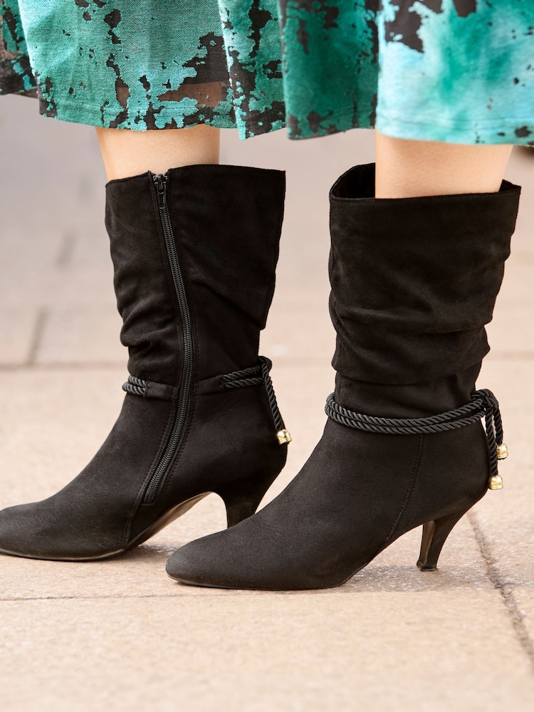 Joe Browns Black Looking Good Slouchy Boots - Image 2 of 8 Joe Browns Black Looking Good Slouchy Boots - Image 2 of 8