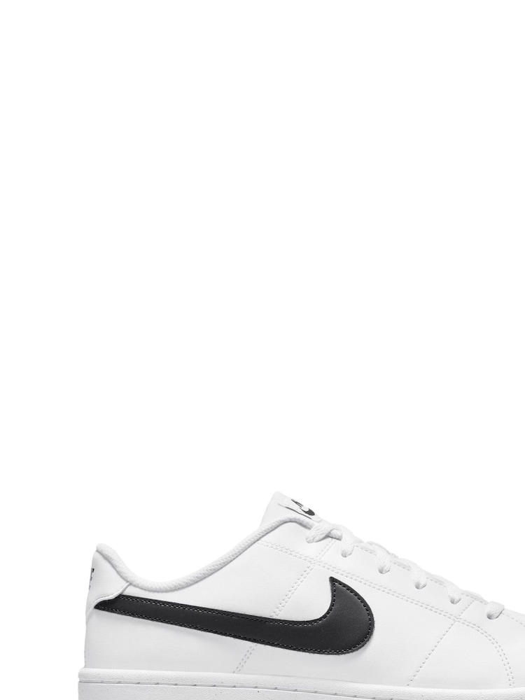 Nike White/Black Court Royale 2 Trainers - Image 1 of 9