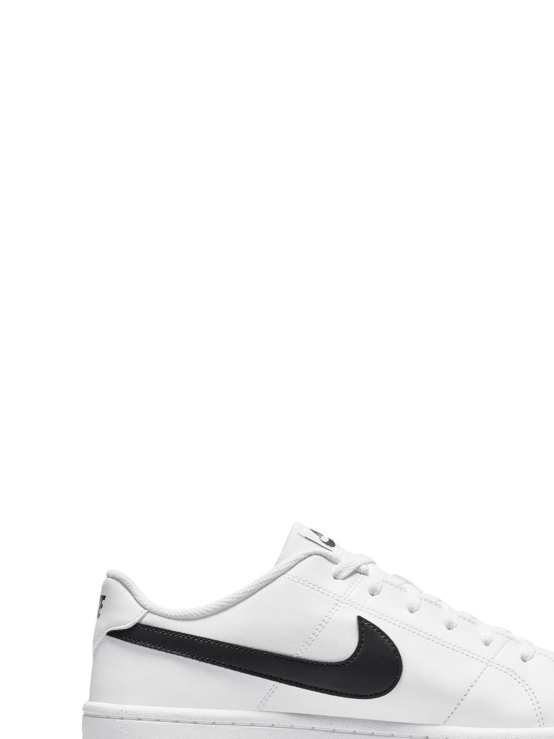 Nike court royale white with black swoosh cheap