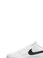 Nike White/Black Court Royale 2 Trainers - Image 4 of 9