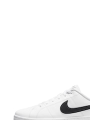 Nike White/Black Court Royale 2 Trainers - Image 5 of 9