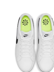 Nike White/Black Court Royale 2 Trainers - Image 8 of 9