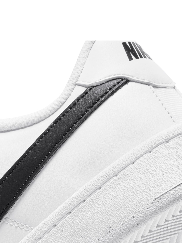 Nike White/Black Court Royale 2 Trainers - Image 9 of 9