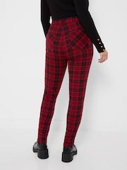 Joe Browns Red Vivienne Check Trousers - Image 3 of 6