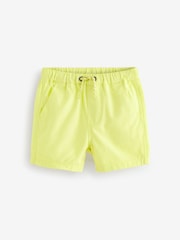 Turqoise/Ecru/Yellow Pull On Shorts 3 Pack (3mths-7yrs) - Image 2 of 6