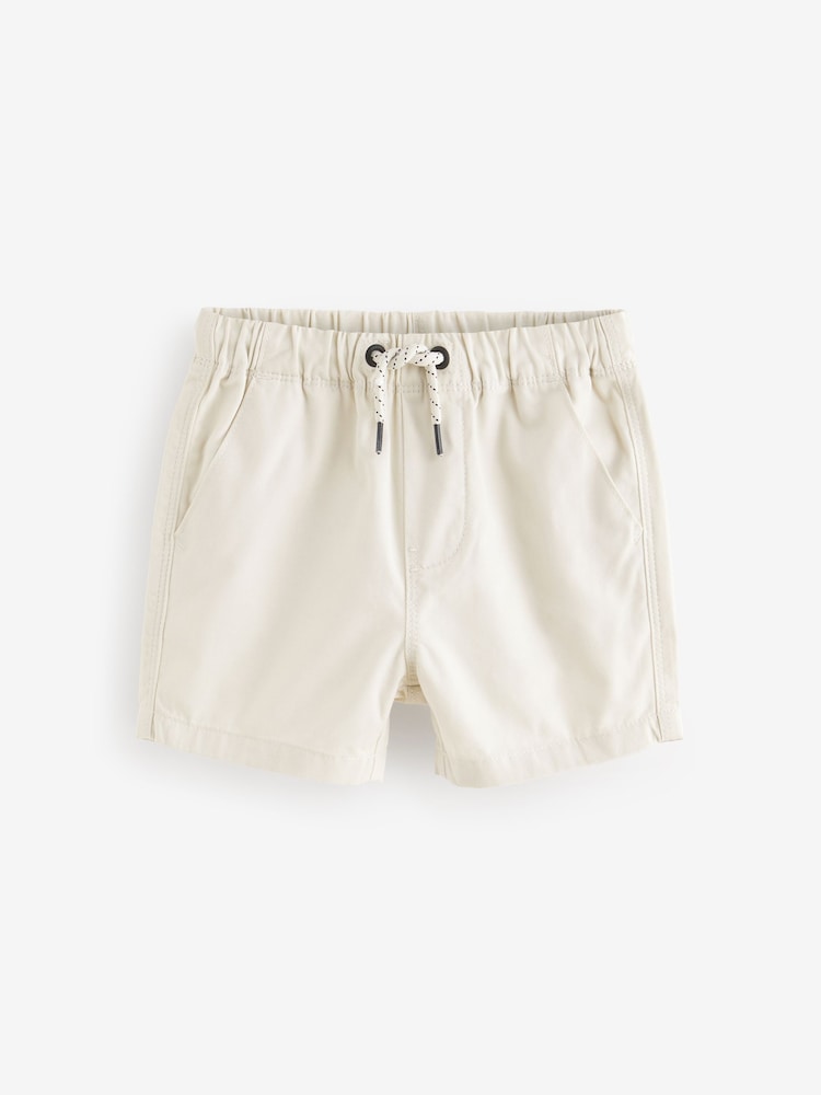 Turqoise/Ecru/Yellow Pull On Shorts 3 Pack (3mths-7yrs) - Image 4 of 6