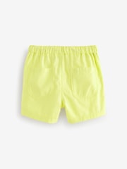 Turqoise/Ecru/Yellow Pull On Shorts 3 Pack (3mths-7yrs) - Image 5 of 6