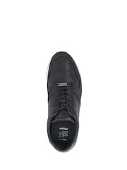 Dune London Navy Blue Wide Fit Trusting Trainers - Image 4 of 5