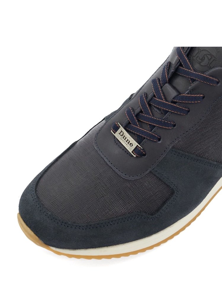 Dune London Navy Blue Wide Fit Trusting Trainers - Image 5 of 5 Dune London Navy Blue Wide Fit Trusting Trainers - Image 5 of 5