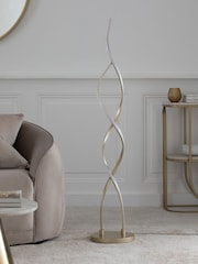 Champagne Gold Callie LED Floor Lamp - Image 2 of 9