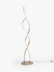 Champagne Gold Callie LED Floor Lamp - Image 8 of 9