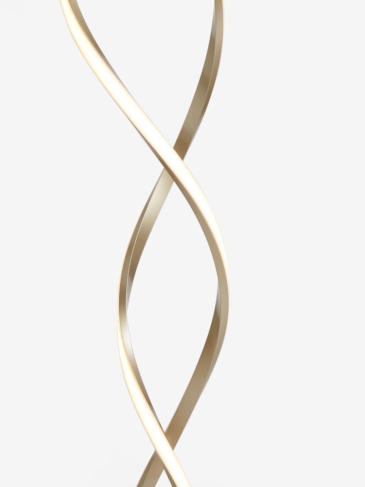 Champagne Gold Callie LED Floor Lamp - Image 9 of 9