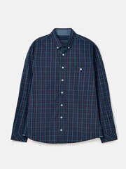 Joules Abbott Navy Check Cotton Poplin Shirt - Image 6 of 6