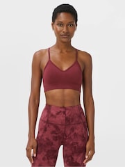 Sweaty Betty Red Soft Ribbed Bra - Image 1 of 6