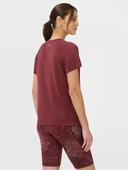 Sweaty Betty Red Athlete Featherweight Seamless T-Shirt - Image 3 of 6