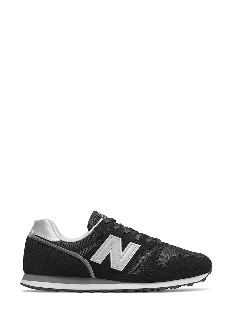 New Balance Black/White 373 Trainers - Image 1 of 4