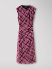 Whistles Check Mesh Midi Dress - Bild 5 von 5